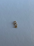 Charm Hippocampe Émail Blanc