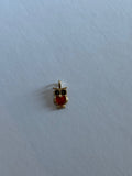 Charm Hibou Émail Rouge