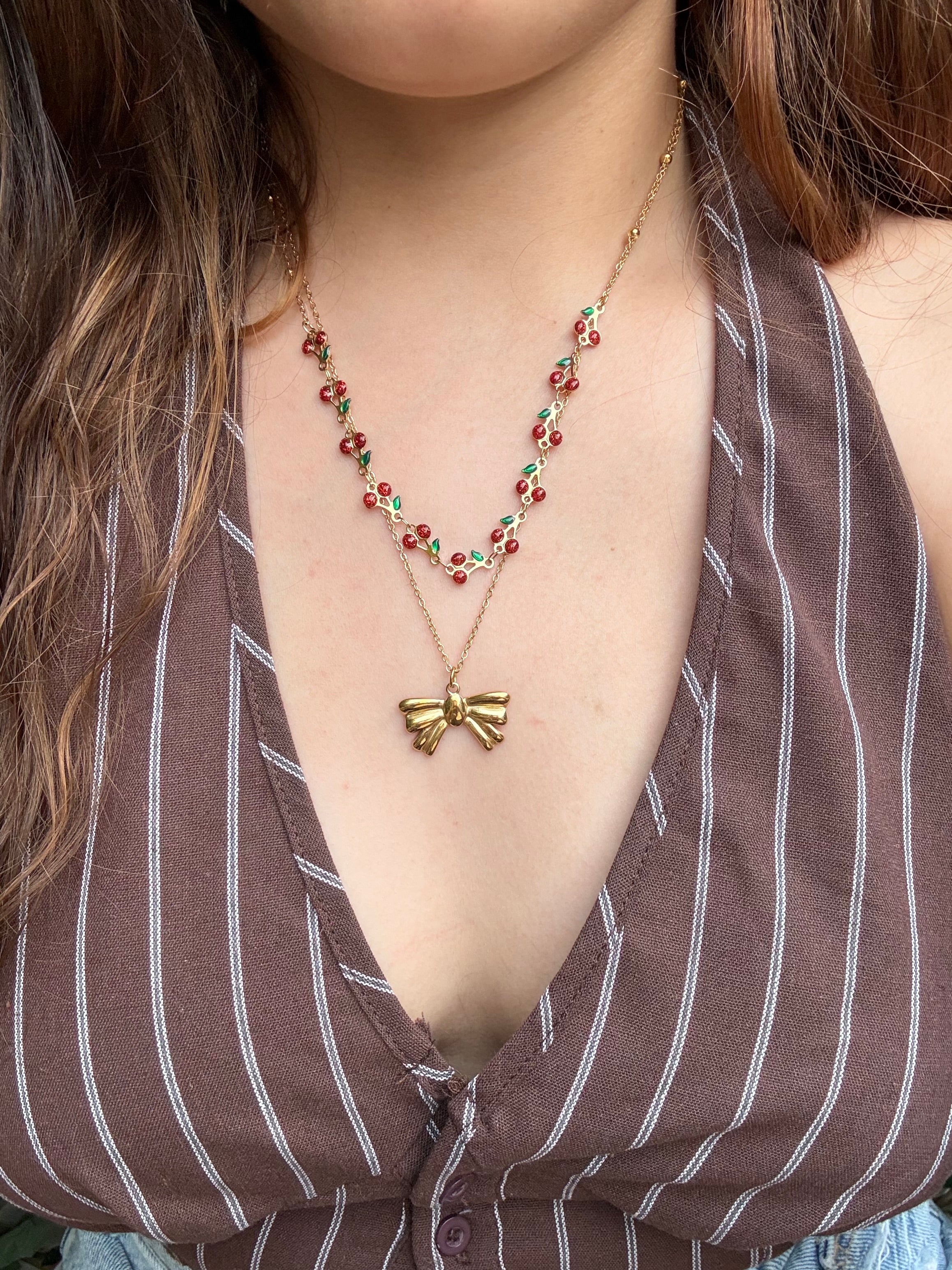 Collier ciliegie
